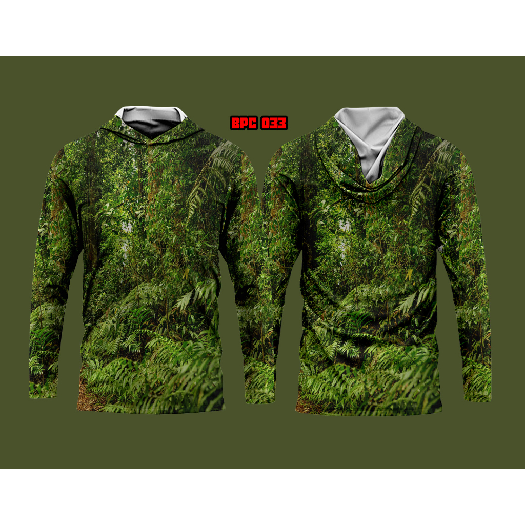BAJU HOODIE CAMO HUNTING / HOODIE CAMO NUSAMTARA / JERSEY CAMO NUSANTARA