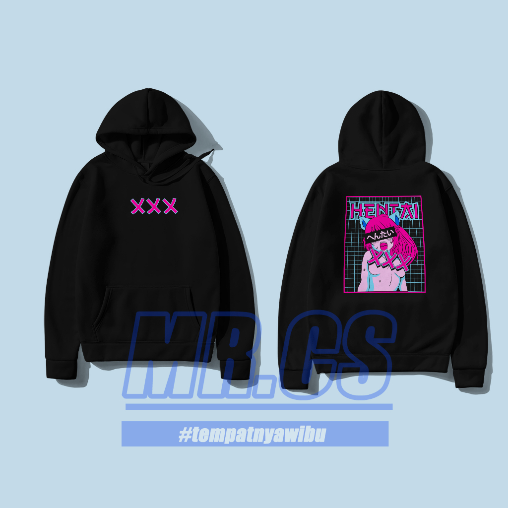 jaket hoodie anime echi / hoodie waifu