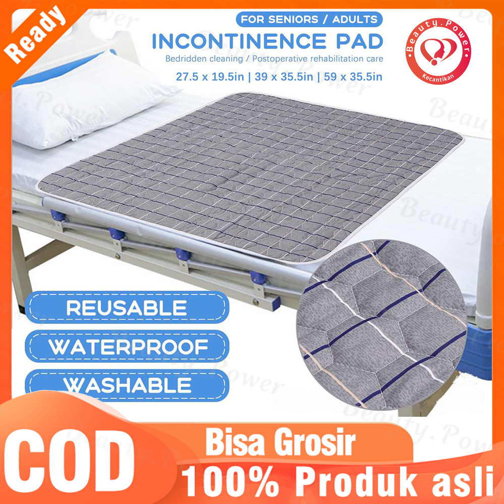 Alas Ompol Bayi / Dewasa Portable Underpad Washable Absorbent Bed Pad Incontinence Reusable Mattress Protector