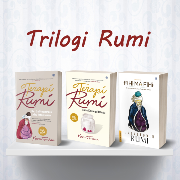 Paket 3 Buku Trilogi Rumi - Jalaluddin Rumi - QAF