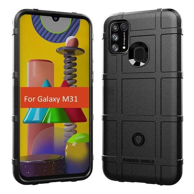CASE SAMSUNG M30 M30S M31 M21 M21S M51 RUGGED SHIELD ARMOR ANTI SHOCKPROOF