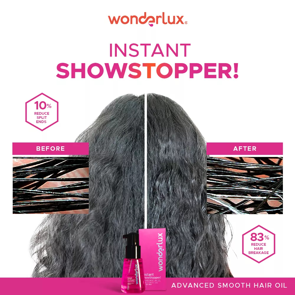 Wonderlux Hair Perfecting Oil Ready Set Smooth Instant Showstopper 75ml