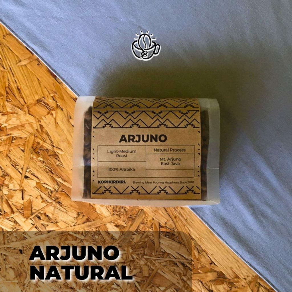 

Kopi Arabika Arjuno Natural Kemasan 200 Gram Murni 100 % Coffee Kopikir Diri