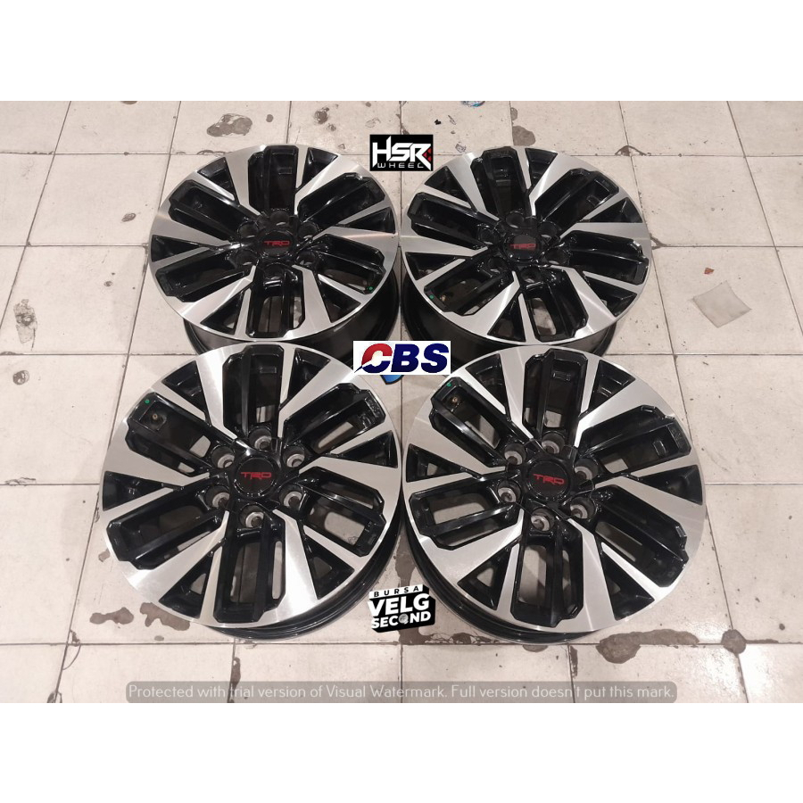 VELG MOBIL SECOND STANDAR  FORTUNER TRD RING 18 PCD 6X139,7