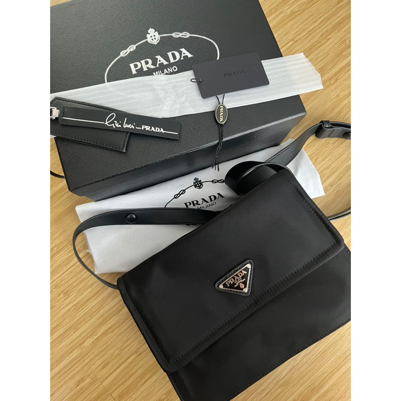 PRD PRADA padded nylon sling bag like AUTHENTIC