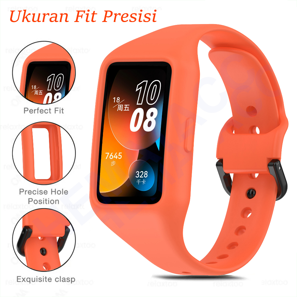 Strap Huawei Band 8 / Huawei Band 7 Bumper Case Tali Jam Anti Benturan Hematacc