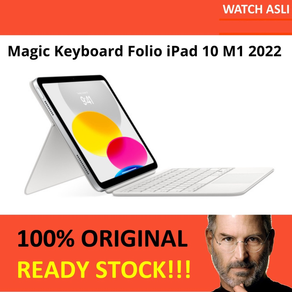 (iBox) Magic Keyboardd Folioo for iPad Gen 10 10.9 Inch Gen 2022 Garansi Resmi