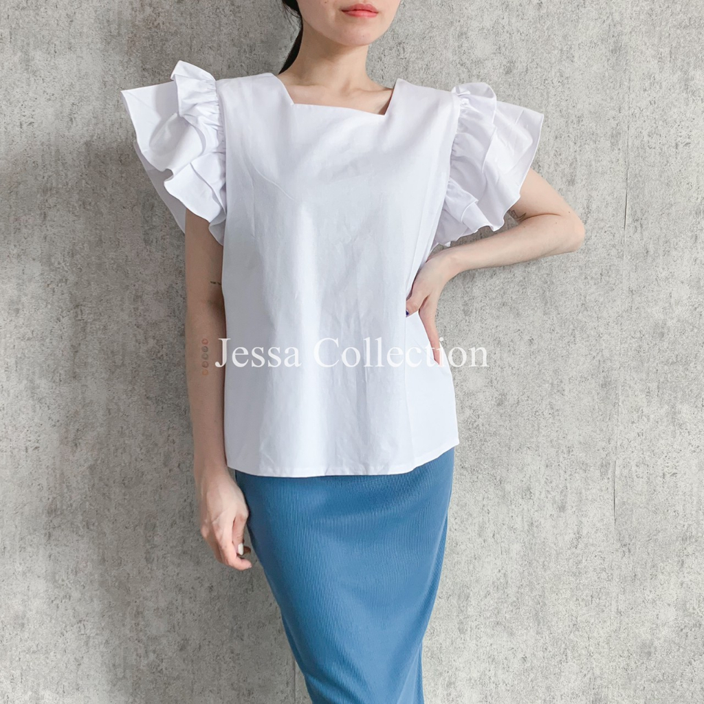 Premium Niore Ruffle Top TH 260 COTTON