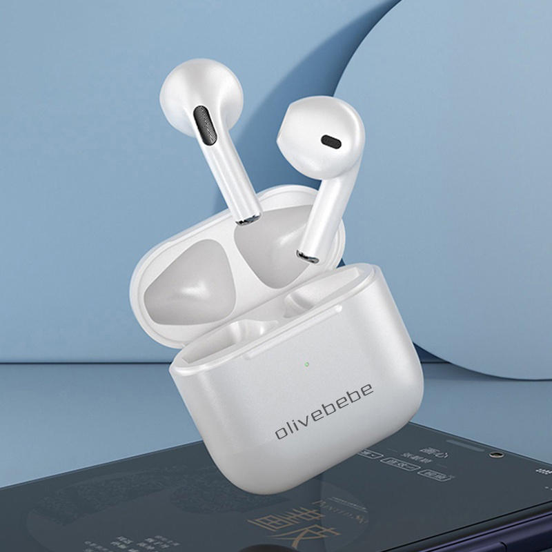 (COD) Olivebebe OLE 1 Upgrade Headset Bluetooth 5.2 Long Battery Life TWS Earphone Wireless HiFi Stereo With Mic