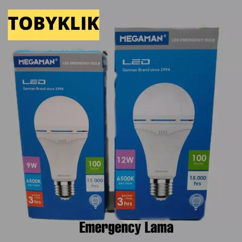 Lampu Bohlam LED MEGAMAN Putih 20W 30W 40W 50W 60W