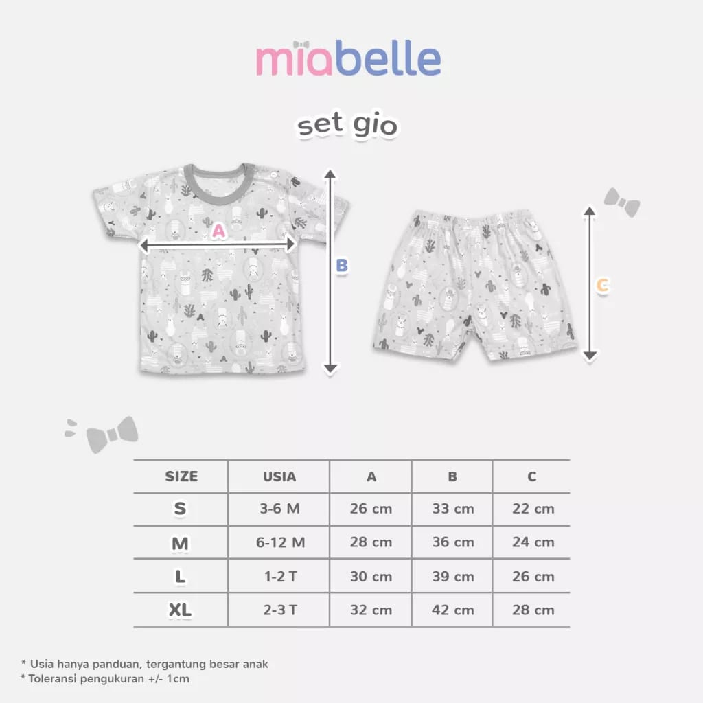 Miabelle Set Gio - Setelan Anak