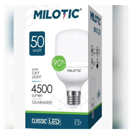 Lampu Bohlam Led 50 Watt Milotic