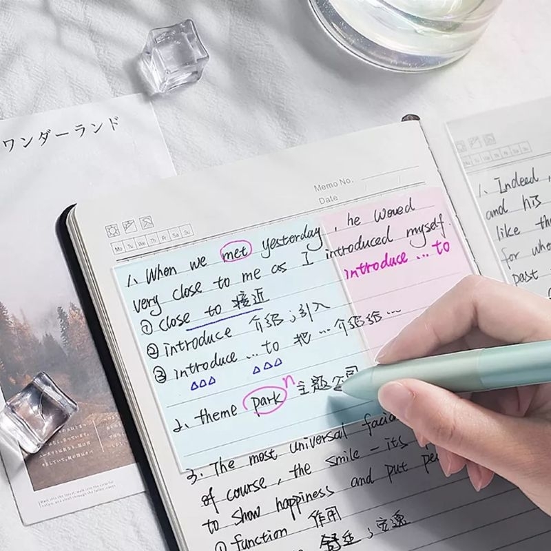 

Sticky Notes Transparant 50 lbr Anti Air Tahan Air