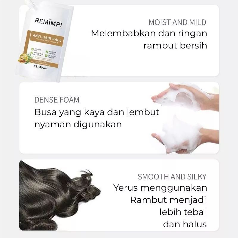 Auror Remimpi Shampo Penumbuh Rambut Cepat Anti Hair Fal Shampo Oil Control Anti Dandruff Membantu Pertumbuhan Rambut Dari Kerontokan