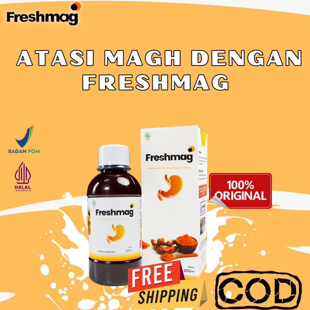 

Freshmag Obat Lambung Original Mengobati Magh dan Menurunkan Asam Lambung Yang Tinggi isi 200 Ml