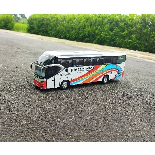 LegacySR2 XHD PRIME Miniatur Bus Murah Bahan Akrilik Full Spek Interior Skala 1/43 ( Custom Livery )