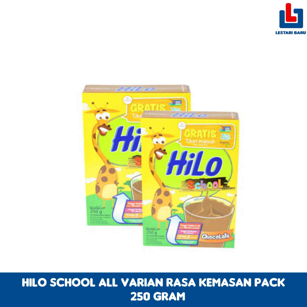 

Hilo School All Varian Rasa Kemasan Pack 250 Gram