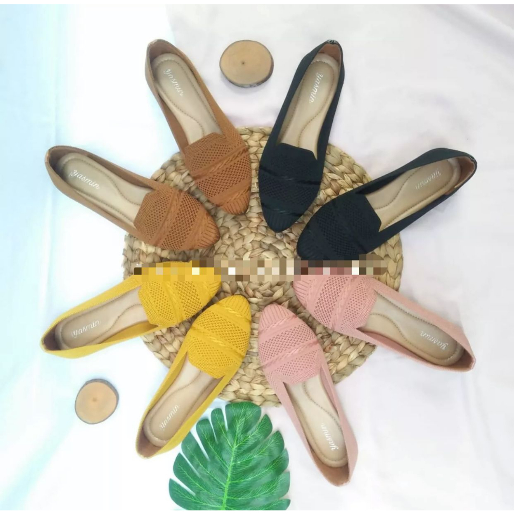 ALLshoes Sepatu flat shoes import wanita dewasa Sepatu balet import wanita