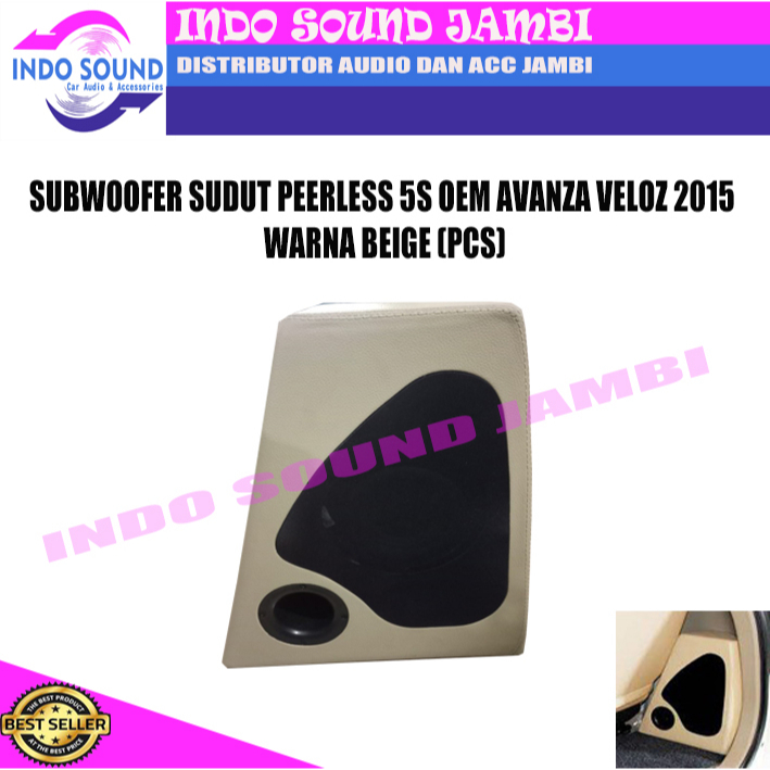 SUBWOOFER PEERLESS OEM KHUSUS AVANZA/VELOZ 2015 BEIGE
