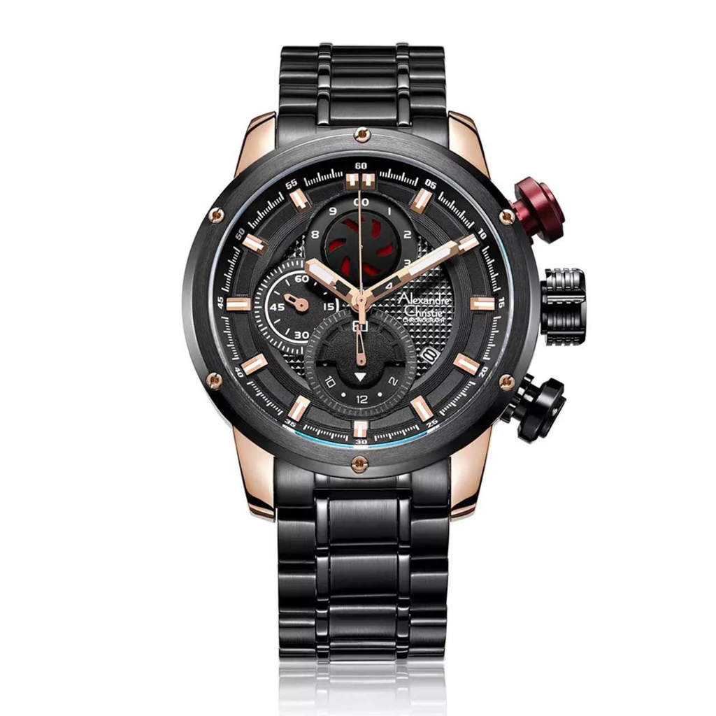 Jam Tangan Pria Analog Alexandre Christie 6239MC AC6239 AC 6239 MC 6239 MCBBRBA Original Garansi Res