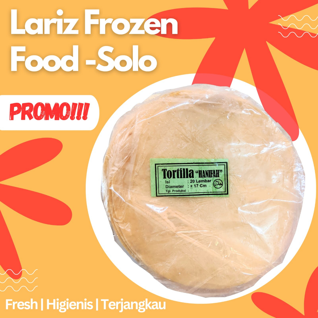

Kulit Tortilla 17Cm 610 gram (20 lembar)