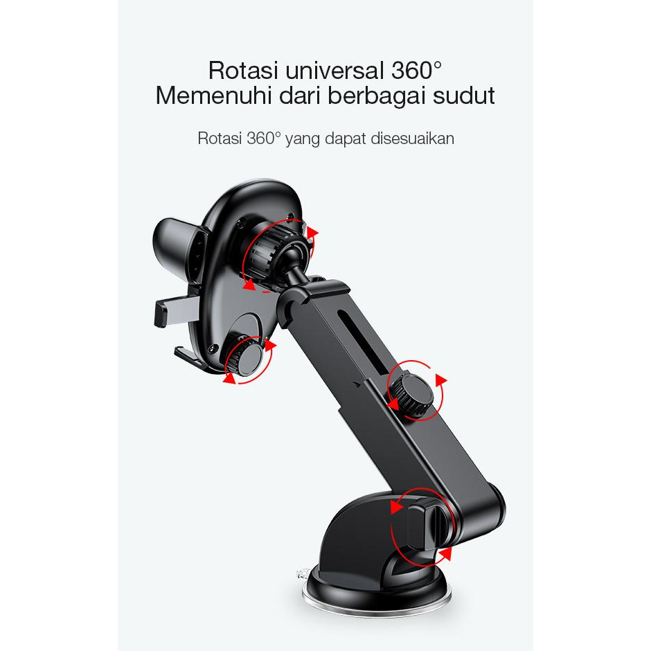 Universal Car Holder ROBOT RT-CH11S 360 Rotable For Smartphone Car Stand Holder