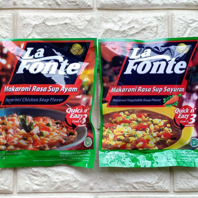 

La Fonte Makaroni Rasa Sup 40 gr - Lafonte Makaroni Sup 40 gr