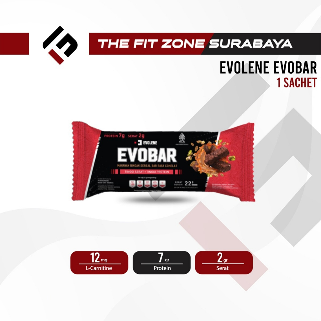 

EVOLENE Evobar 1 Serving ( 1 Sachet) Snack Protein Bar