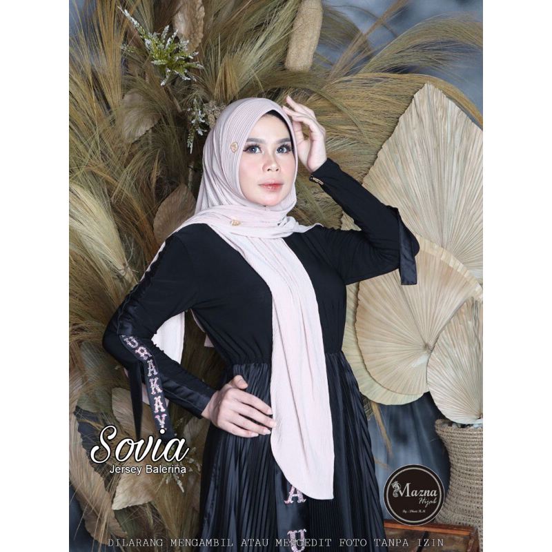 JILBAB SEGITIGA PASHMINA INSTAN BELAKANG OVAL BAHAN JERSEY BALERINA PLISKET PET SABIT BUSA FREE BROS