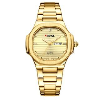 Jam Tangan Fashion Pria Terbaru Viral Original V-8607 Stainliss Steel ANTI AIR TAHAN AIR