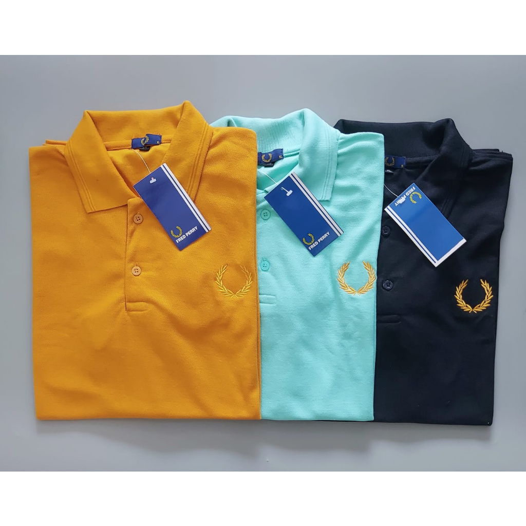 Kaos Polo Atasan Tshirt Berkerah Premium Pria Dewasa Lengan Pendek Bordir