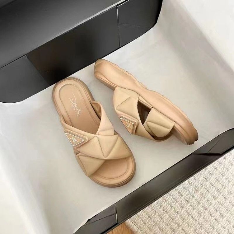 Sandal Slop Jelly Wedges Dfax Calina Silang Import High Quality