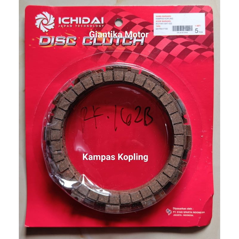 Kampas Kopling Satria FU 150 ICHIDAI Ori