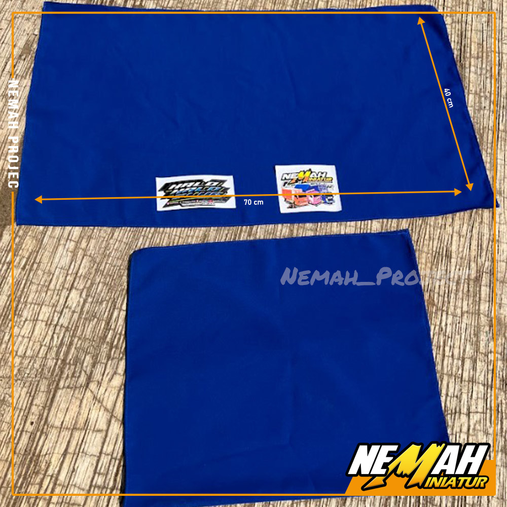 Terpal Miniatur Truk Bahan Kain Skala 12 canter