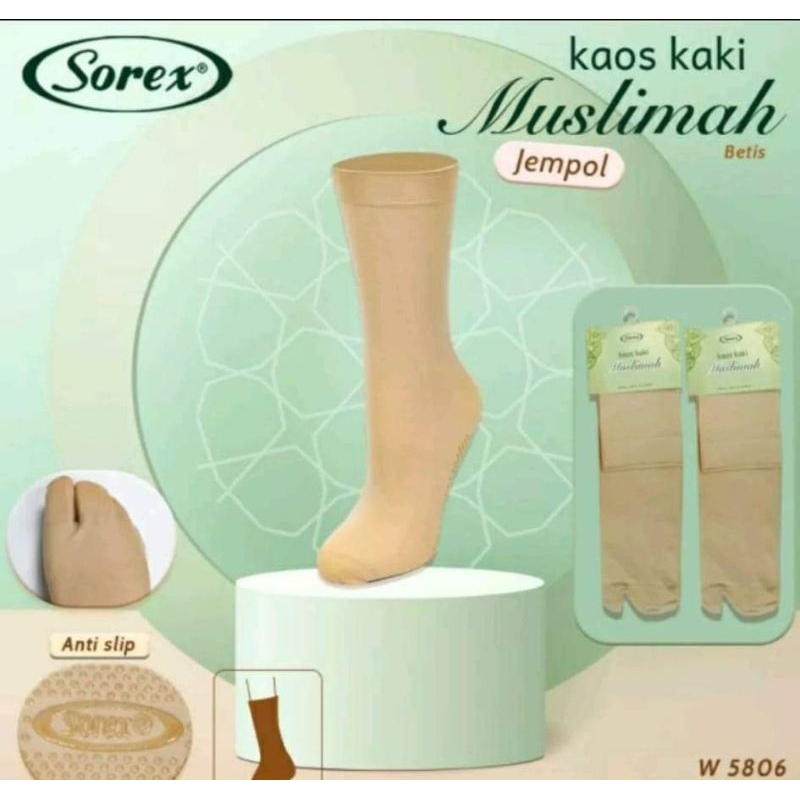 Kaos Kaki Muslimah Sorex W5806 HIGH