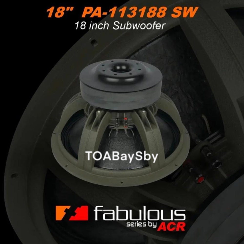 Speaker ACR 18in PA 113188 FAB