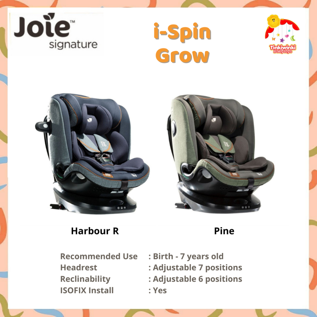 Joie Signature Car Seat I-Spin Grow