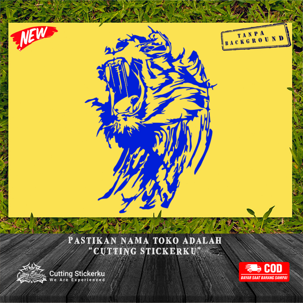 Cutting Stiker Roar Tiger Variasi Motor Mobil Sticker Tatto Harimau Keren