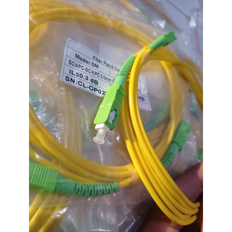 PATCHORE SC APC PATCHORE SC SC APC PATCHORE HIJAU FTTH PATCHORE SC APC