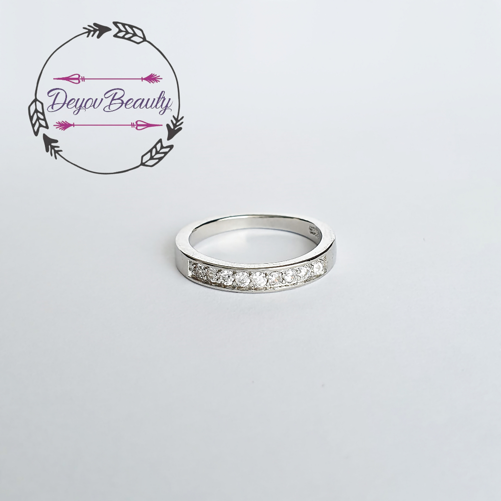 Silver 925 Diamond Ring Cincin Berlian - DYR020 Freya Ring