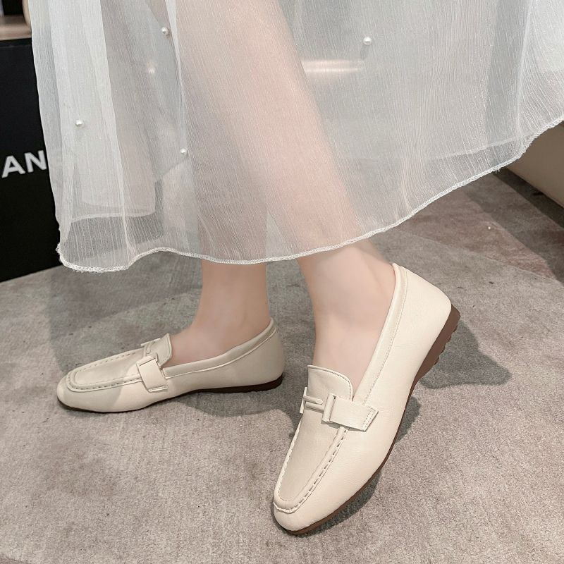 DDS24377 Flat Shoes Wanita Fashion Import Sepatu Kerja Slip On Bisa COD (With Box)