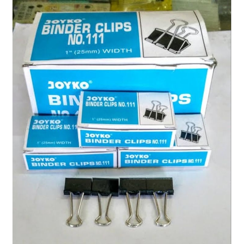

[ DUS / 12 BOX ] BINDER CLIP NO. 105 KENKO / PENJEPIT KERTAS / CLIP