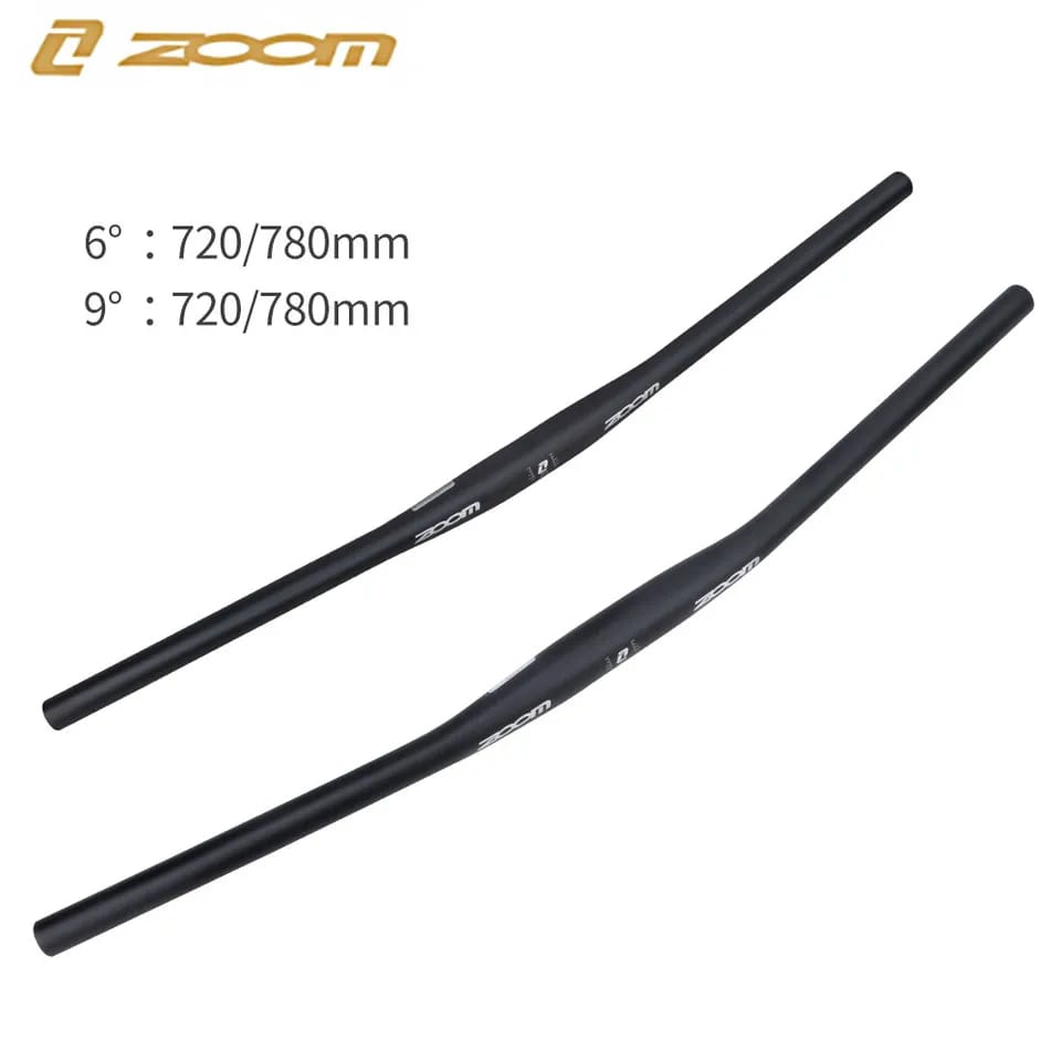 Zoom Handlebar Stang flat 31.8 oversize 31.8mm x 720 780 flat untuk XC alumunium not carbon Entity