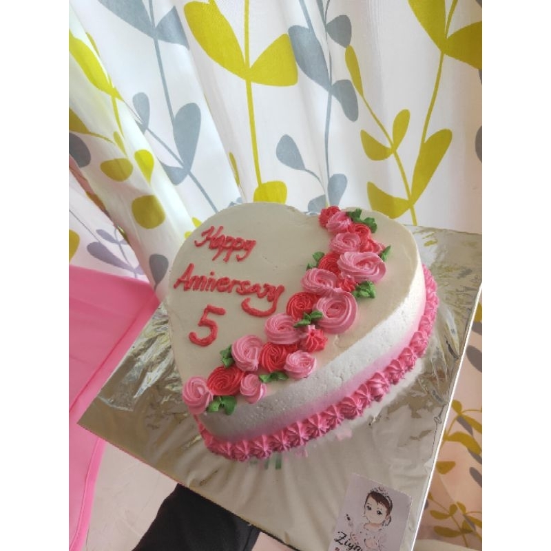 

kue ulang tahun anniversary ukuran M