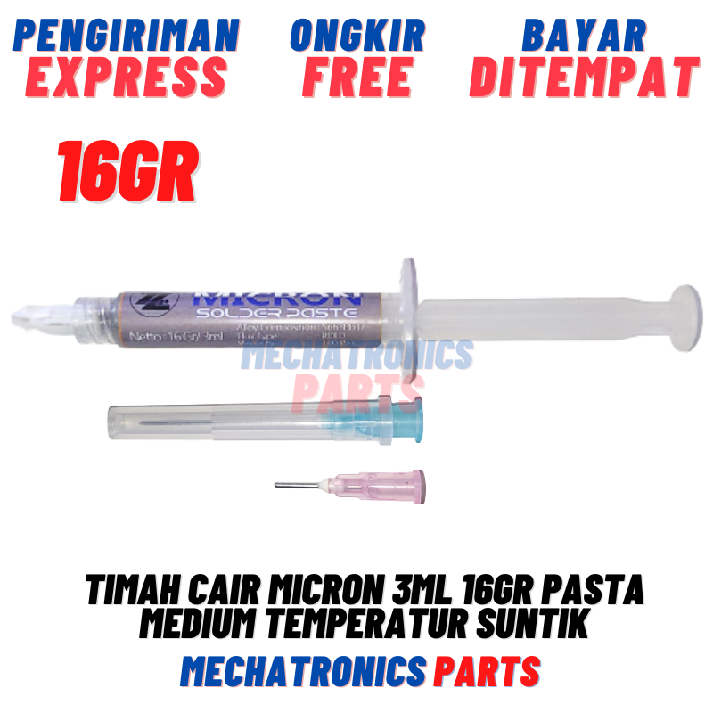 Timah Cair Micron Medium Temperatur Suntik, Pot