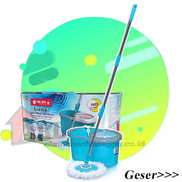 LIVINA SPIN MOP DELUXE Alat Pel LIVINA SPIN MOP  Pel Putar ( STANDAR) BM-45, BM-46 LION STAR