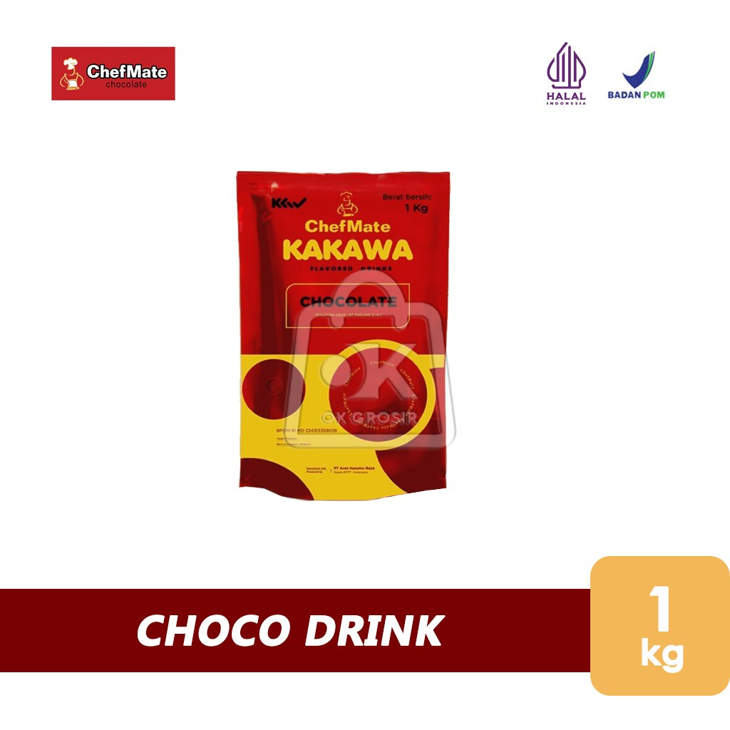 

Chefmate Kakawa Chocolate Bubuk Minuman Coklat Powder Drink (1 Kg)