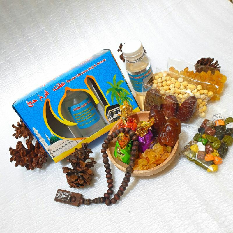 

paket oleh-oleh haji&umrah 100pcs