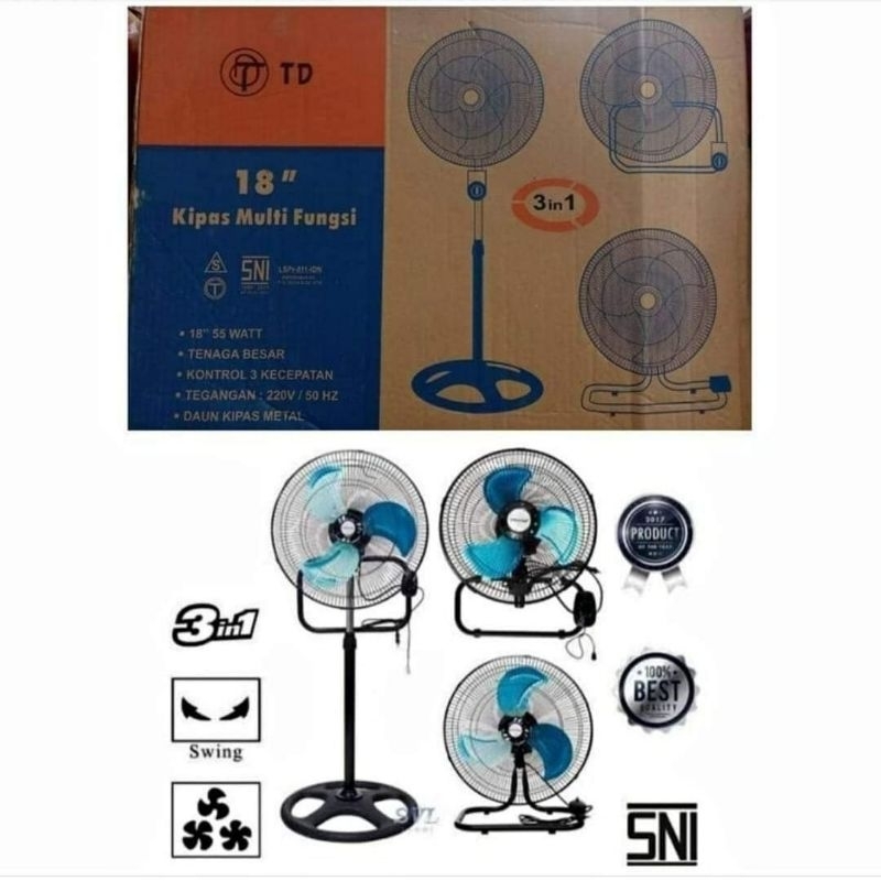 Kipas angin 3 in 1 TD