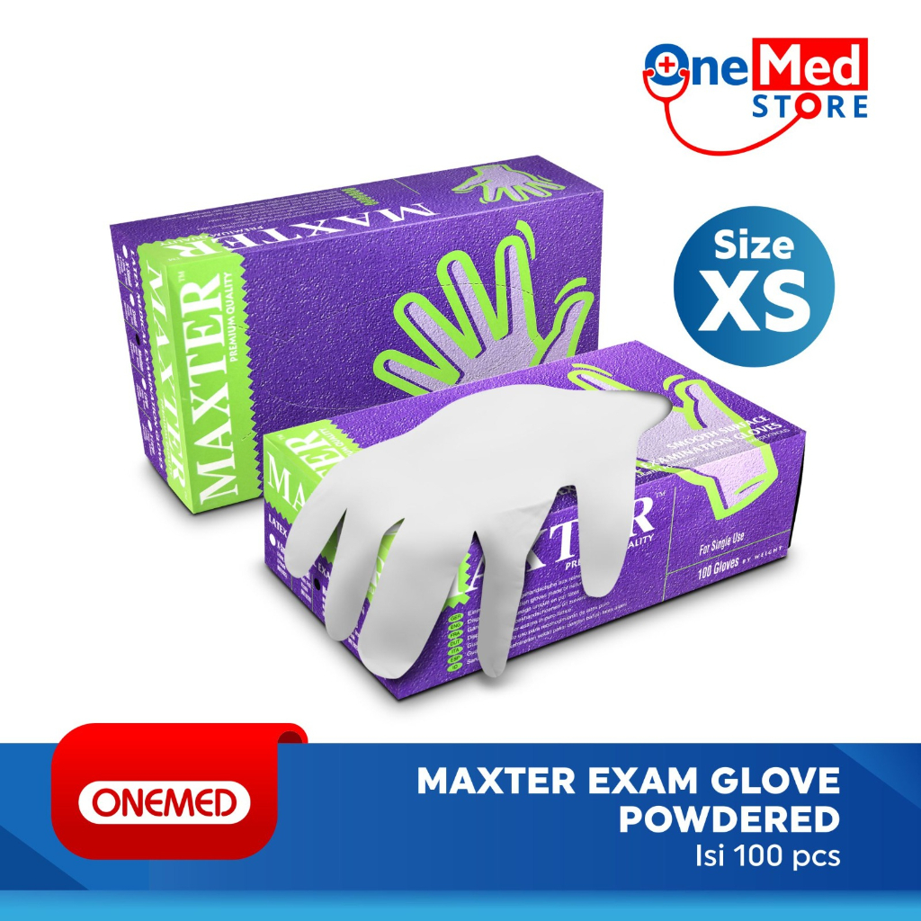 Maxter Exam Sarung Tangan Gloves box 100pcs OJ